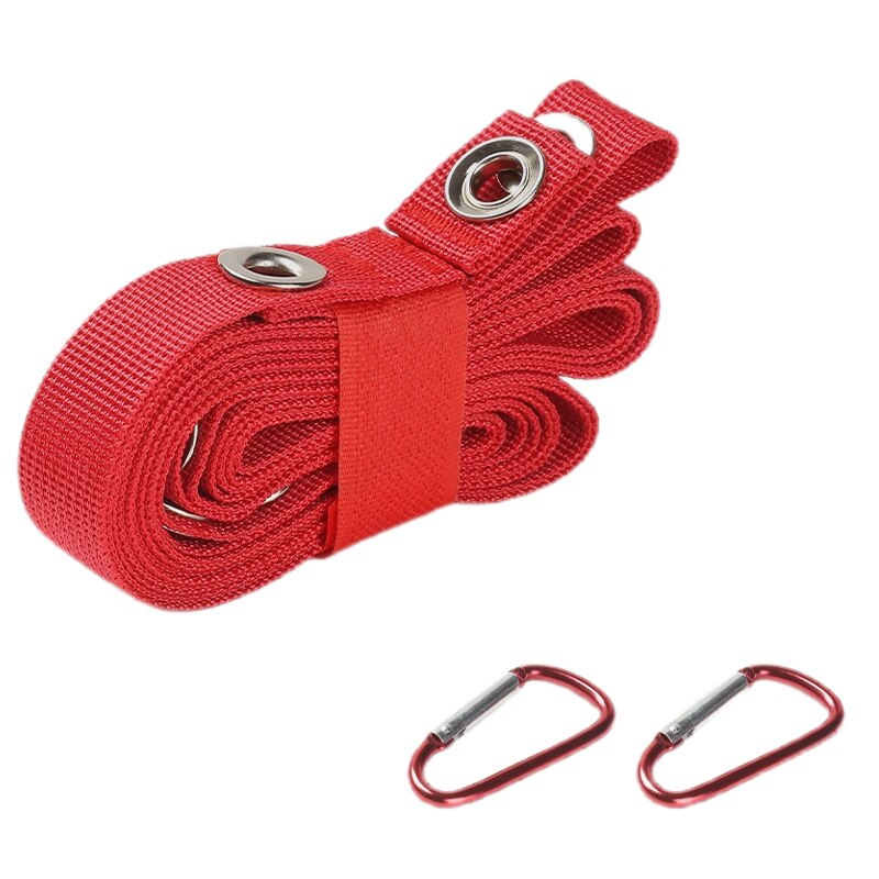 3.15m High Nylon Extension Cord Rope Multifunction Outdoor Camping Tent Canopy Lanyard Hanger Campsite Strap Camp: Red