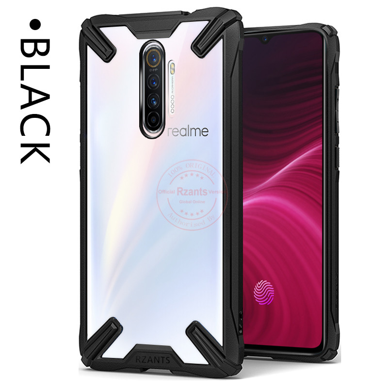 Volle schutzhülle silikon zurück abdeckung fall Für realme x2 pro fälle und abdeckungen shock proof shell: black