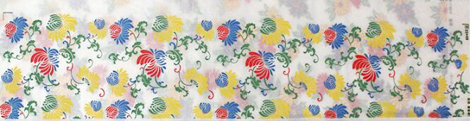 Onderglazuur Kleur Bloem Pape Diy Handgemaakte Vlakte Leeg Blauw En Wit Decal Keramische Aardewerk Klei Art Hoge Temperatuur Papier: chrysanthemum