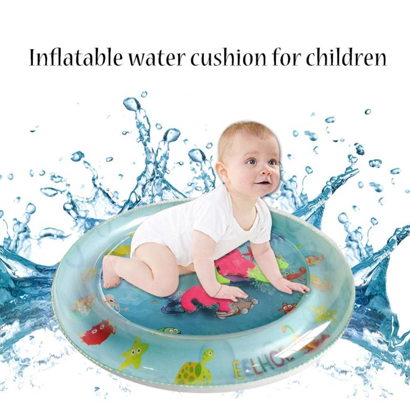 50*50cm Baby Kids Water Play Mat Toy Inflatable Thicken PVC Infant Tummy Time Playmat Toddler Activity Play Water Mat for Babies