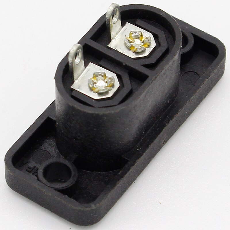 Aexit 10 Pcs AC250V 2.5A BX-180-H02 IEC320 C8 AC Input Male Wiring