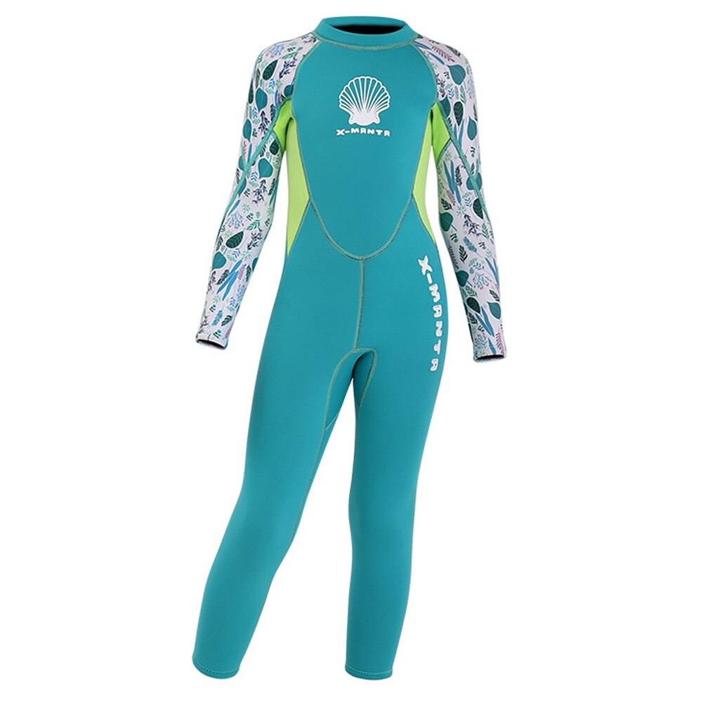 Kids Diving Suit Children's High Elastic Scuba One Piece Diving Suit Long Sleeve Wetsuit Bathing Suit Boys Girls Summr Swimwear