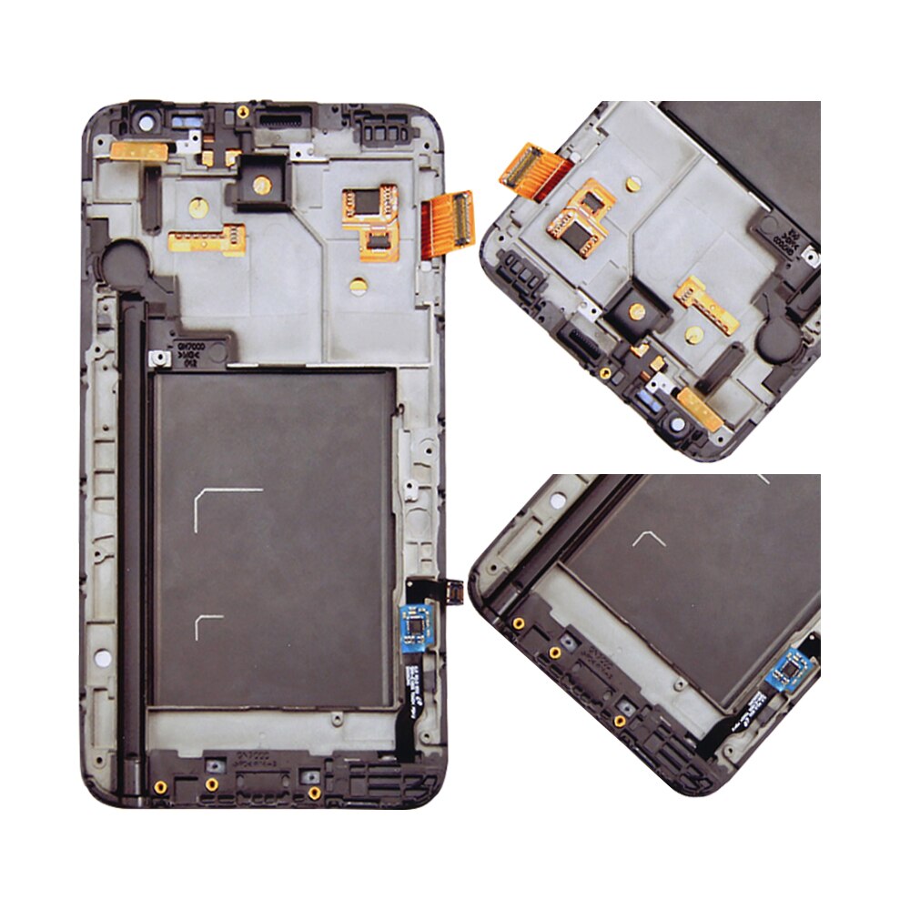 Originele Voor Samsung Galaxy Note N7000 Lcd Touch Screen Digitizer Vergadering Voor Samsung I9220 Display Note 1 SHV-E160L SHV-E160S