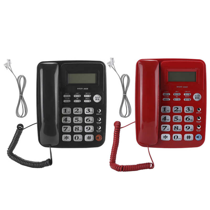 W520 Caller Identification Telephone Hands Free Call for Office Home Family Business Telephone