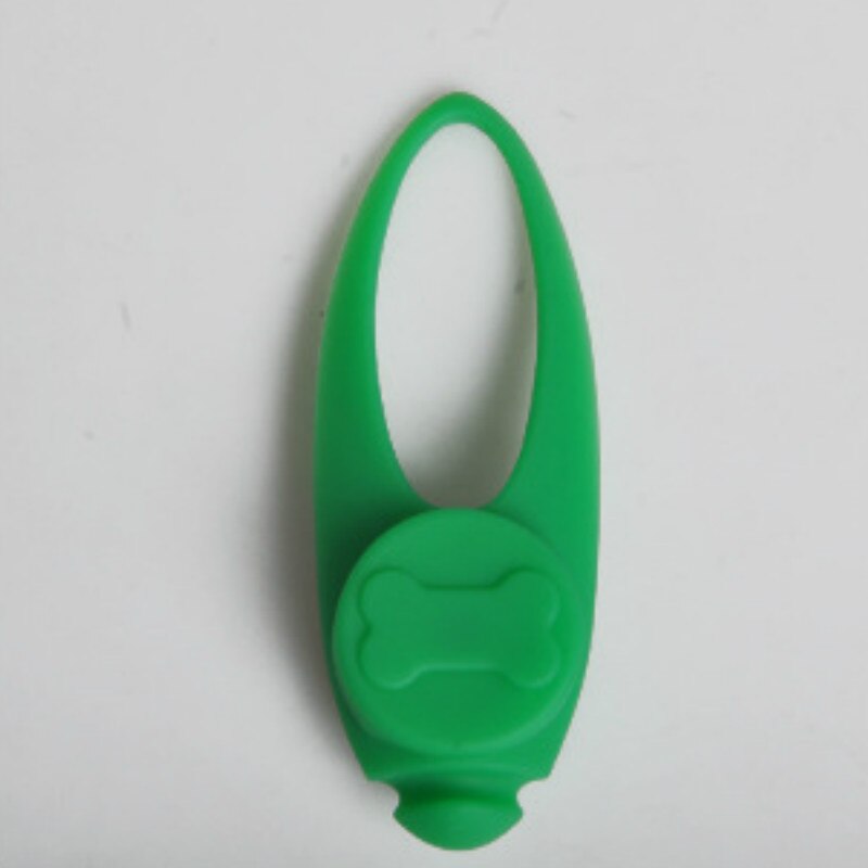 Pendentif lumineux pour chien avec étiquette LED étanche pour chien, lumière clignotante de sécurité nocturne, lumière lumineuse Anti-perte, collier d&#39;étiquette en Silicone: 1pc C