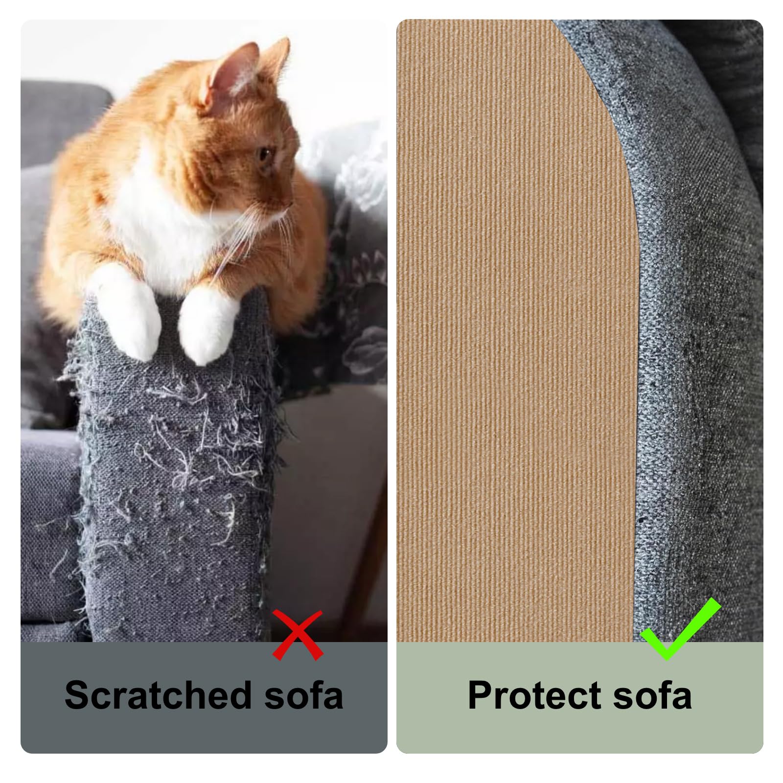 Muur Zelfklevende Anti Kat Kras Bank DIY Katten Krasbescherming Poten Verscherpen Trimbaar Tapijt Katten Krasplank