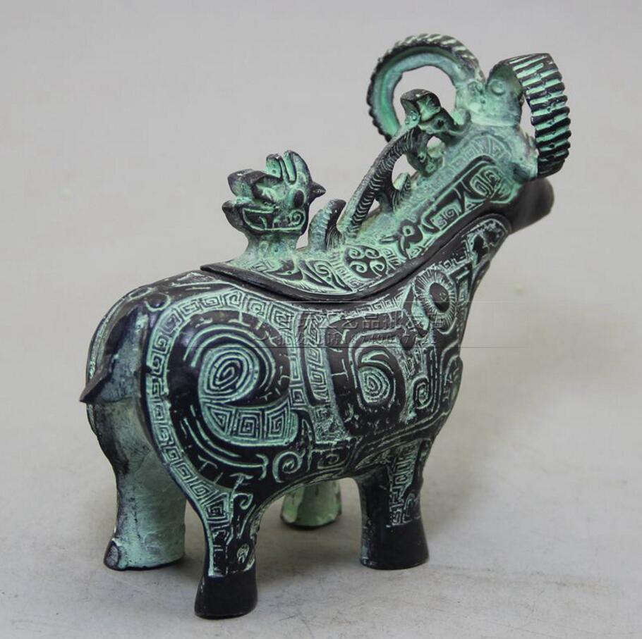 Copper Statue collection of antique antique crafts manufacturers direct sales of pure copper bronze bronze antelope wi