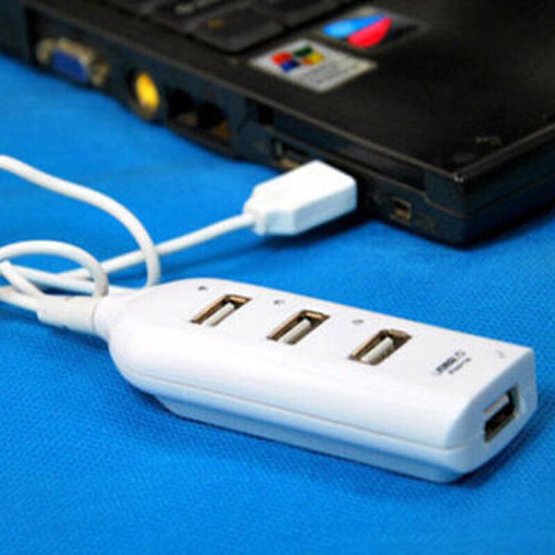 4 Port USB 2.0 Multi HUB Splitter High Speed Splitter Socket Expansion Desktop PC Laptop Adapter Converter Data Charger Cable