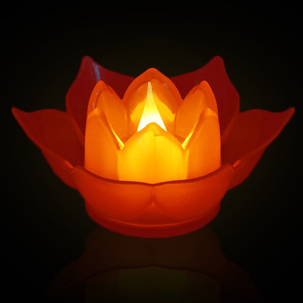 Romantische Lotus Bloem Nachtlampje Lotus Bloem Led Night Light Mood Lamp Woondecoratie
