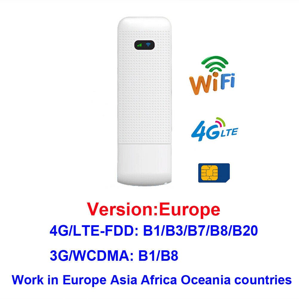 4G LTE Router MiFi 150Mbps WIFI Wireless Router USB Modem mit SIM Karte Slot für iPhone Smartphone iPad PC Laptop: Default Title