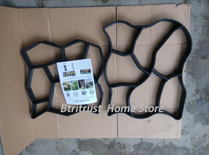 50*50 cm 5 stks/partij oprit Bestrating beton mold mould mallen stenen tuin patio oprit pathmate bestrating mal
