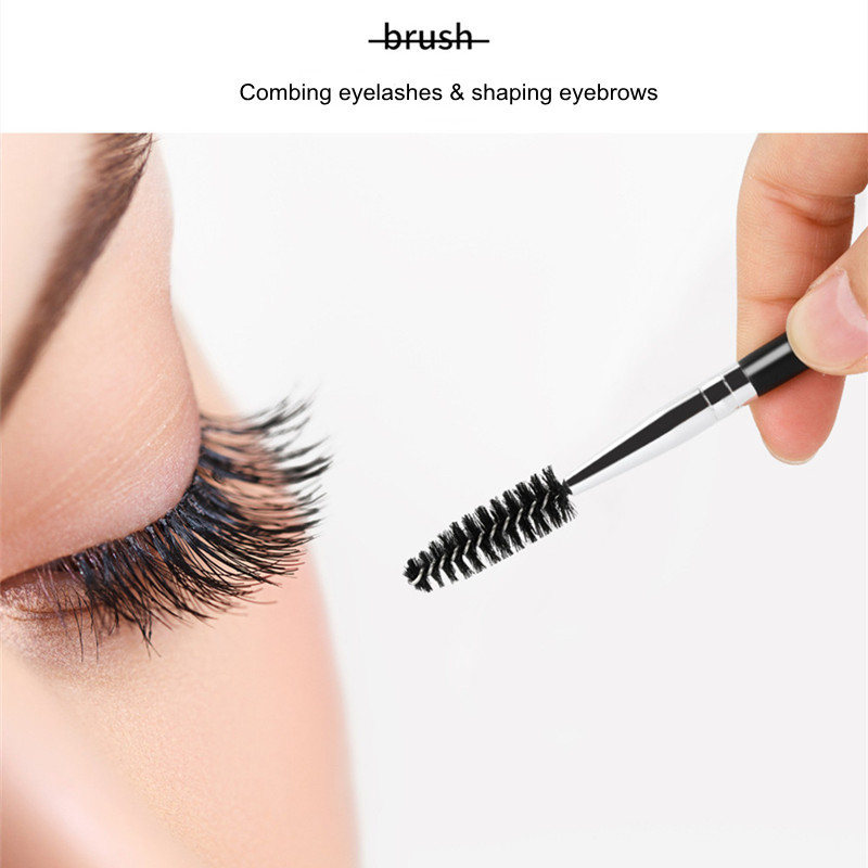 Tijeras negras para recortar cejas, pinzas de acero inoxidable, peine para raspar cejas, maquinilla de afeitar, Clip para cejas, juegos de herramientas de maquillaje