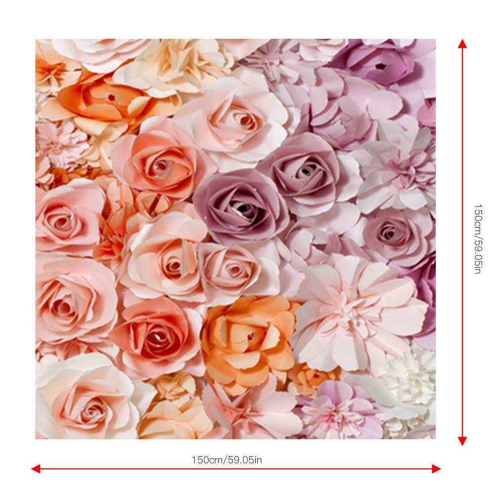 150 cm Mehrfarbig Blume Zauberstab Baby Fotografie Kulissen Tuch Party Ateliers Dekoration für dekoration in Ateliers: Orange verrotten