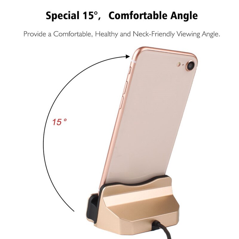 Usb Charger Desktop Stand Docking Station Voor Iphone 7 8 6 6S Plus Xs X Xr Se Xs max 5 5S Se Iphone Opladen Dock Station