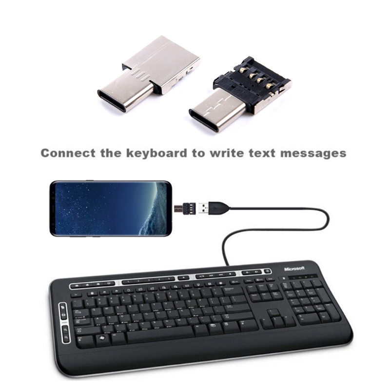 Type C Naar Usb Otg Connector Adapter Voor Usb Flash Drive S8 Note8 Android Telefoon