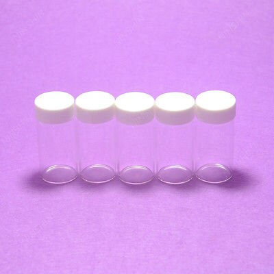 20 ML Clear Reagensfles, Sample, Penicilline Flesjes, Met PP Schroef Deksel, 5 STKS/PARTIJ