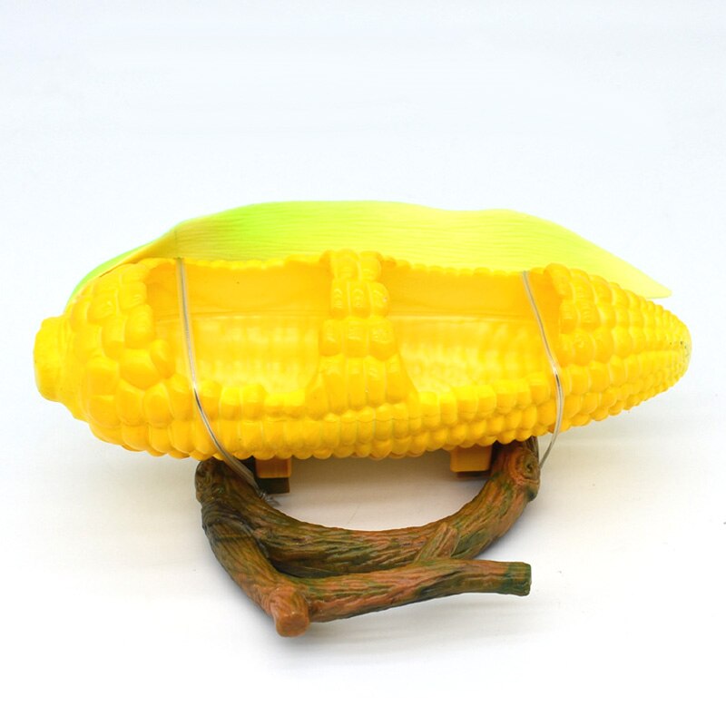 Fruit Vegetable Shape Birds Feeder Bowl Parrot Water Food Feeding Bowl Container Animal Drinking Feed Cup for Birds Cage Accesso: Corn
