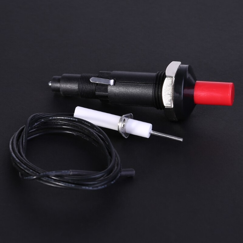 MEXI-mecheros de cocina duraderos, juego de ignición piezoeléctrica con Cable de 1000mm, botón pulsador largo, accesorios para electrodomésticos