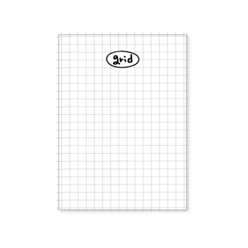 Hand Notebook Small Hand Drawing Ruled Grided Lined 50 Sheet for Office Home Use S55: Grid