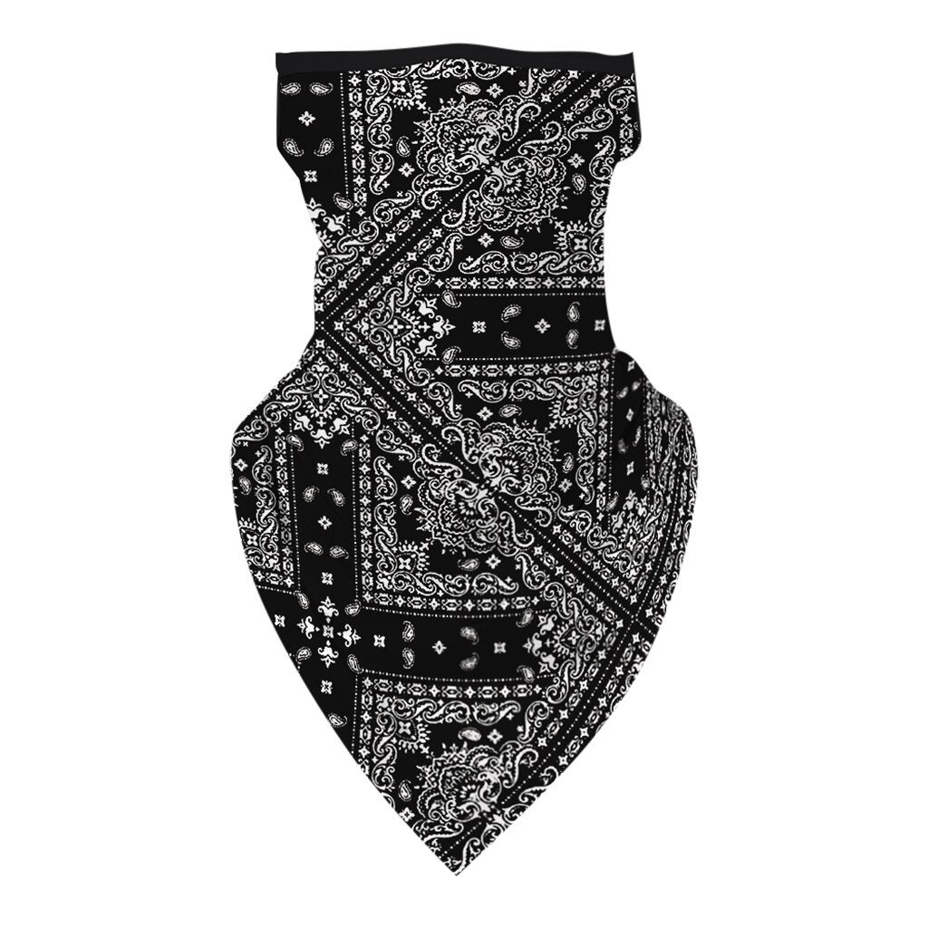 30 # Unisex Rave Bandana Neck Gaiter Buis Hoofddeksels Voor Vrouwen Mannen Gezicht Sjaal Rijden Masker Beschermende Moslim Hijab Gezicht zakdoek: E