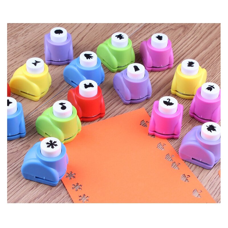 1 PCS Kid Child Mini Printing Paper Hand Shaper Scrapbook Tags Cards DIY Punch Cutter Tool 16 Styles