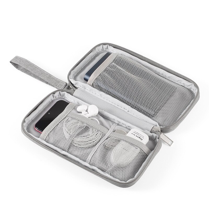 Przenośna torba robić przechowywania moc Bank kable USB uchwyt ładowarki Organizer robić kabli etui podróżne akcesoria robić toreb elektronicznych