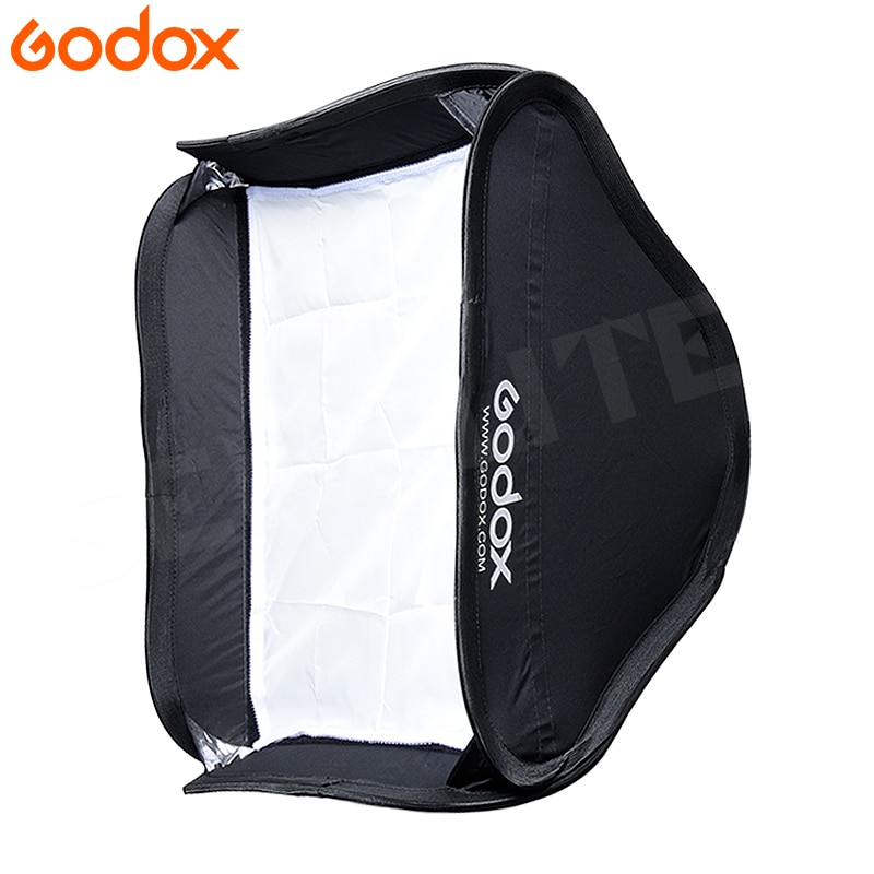Godox Softbox 40*40 cm Diffuser Reflector Licht Box voor Flash Light fit voor S-Type Beugel fotografie studio accessoires