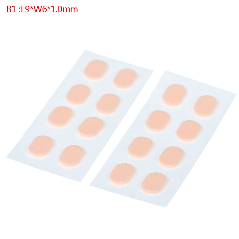 Coussinets de nez en mousse souple unisexe, 8 paires, antidérapants, auto-adhésifs pour lunettes: B1