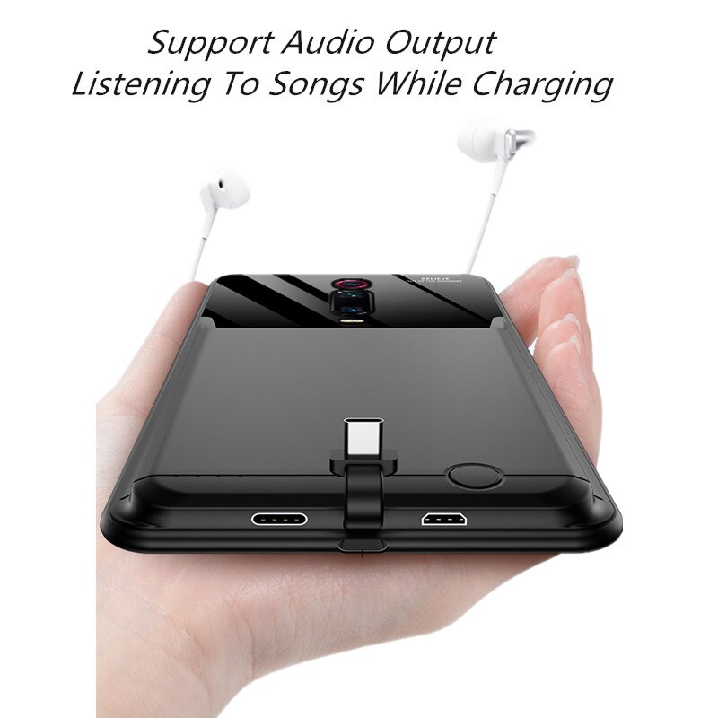 6000Mah Power Bank Case Voor Huawei Nova 5 Externe Batterij Oplader Voor Huawei Nova 5 Pro Draagbare Batterij Power opladen Cover