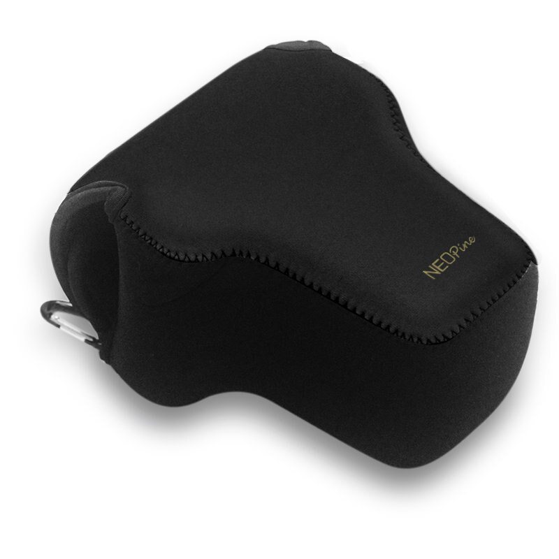 Housse en néoprène souple pour appareil photo Fujifilm X-S10 X-T30 II X-T4 X-T3 XS10 XT4 XT3 XT30, étui intérieur pour objectif XF 16-80mm: BLACK