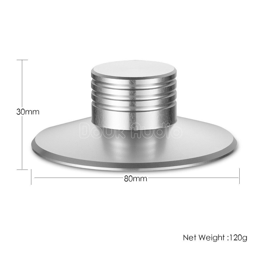 Nobsound dysk aluminiowy stabilizator winylowa płyta długogrająca gramofony metalowy waga/zacisk gramofon akcesoria