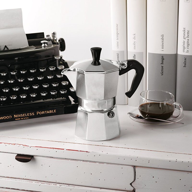 Yoholoo italialainen moka kahvipannu mokka liesi espresso kahvi kahvila perkolaattori cezve geysir latte kahvinkeitin