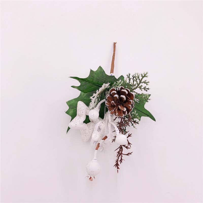 9 stijlen kunstbloem rode kerst bessen dennenappel takken kerstdecoratie voor thuis bloemendecoratie bloemenknutsels: A1