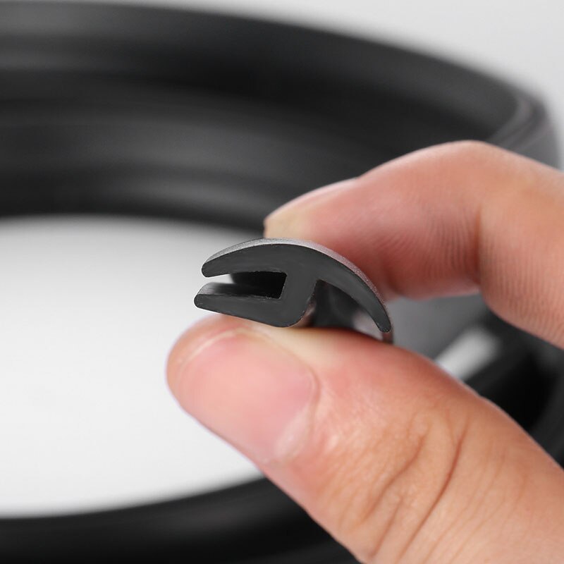 Universal Rubber 1.7m Sealing Strip For Auto Car Front Windshield Panel Car Door Sealing Strips Weatherstrip Edge Trims