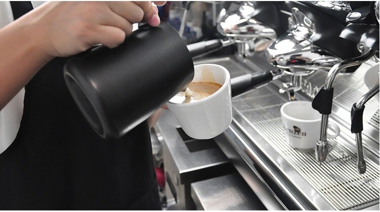 Steam Pitcher Stainless Steel Milk Cylinder Steam Pitcher Non-Stick 350Ml/600Ml