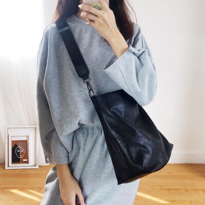 Dames handtassen grote capaciteit pu leren dames schoudertas casual dames handtassen grote tassen zwarte dames crossbody tassen: Default Title