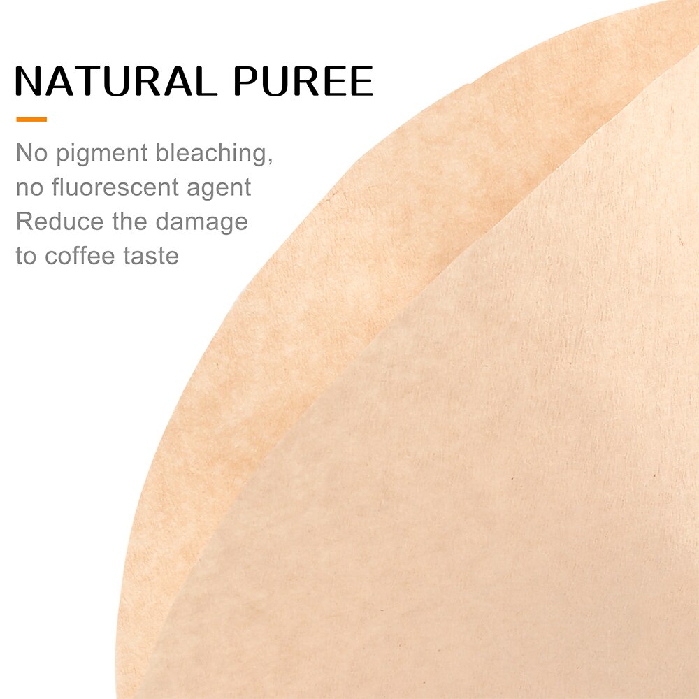 Filtro de café de papel de goteo V60 de madera, filtros de café hechos a mano, accesorios de café, colador de bolsa de té, herramientas de cocina