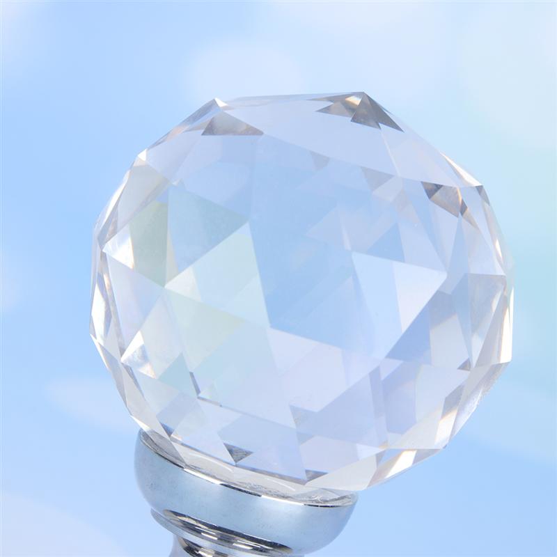 1Pc 50Mm Chinese Stijl Knoppen Badkamer Glas Handvat Ronde Minimalistische Hand Grip Moderne Handvat Voor Badkamer Deur Thuis