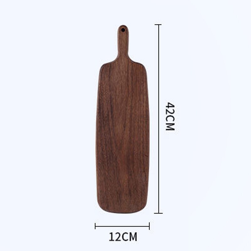Japanese black walnut chopping board, chopping board, Wood Bread tray Western pizza sushi steak tray fruit board: A-1