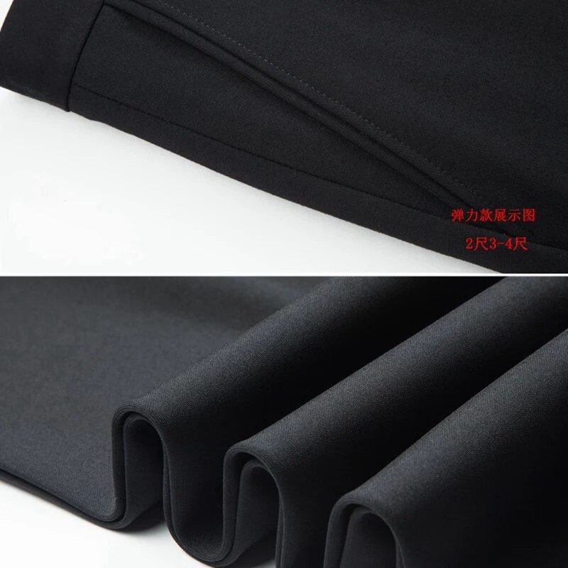 Pantalones de traje formales para hombre, Pantalones rectos de negocios de talla grande 8XL, 9XL, 10XL, 12XL, 14XL, 170KG