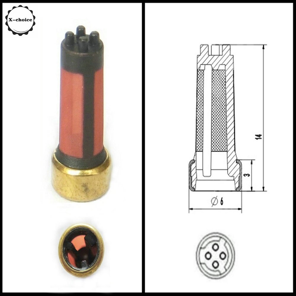 10pcs Fuel Injector Filter Baskets for Outboard HP... Grandado