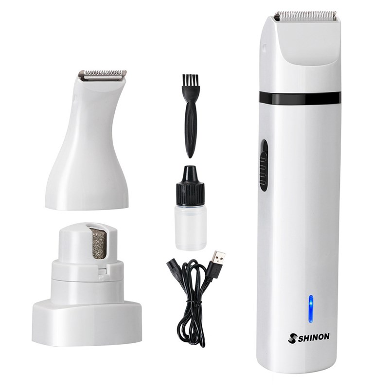 Hondentrimmer, dierenverzorging met elektrische nagelknipper, kattenknipper, scheerapparaat, schaar, tondeuse 110-240v: Eu-stekker