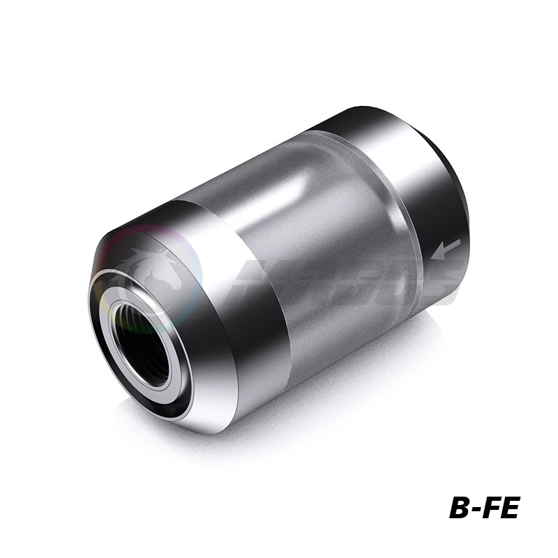 B-FE-Wasserkühlungsfilter aus Metall mit hoher Durchflussrate und geringer Wasserbeständigkeit, 0,058 mm Loch, DIY G1/4'' Gewinde, 250 Mesh Filternetz: Lila