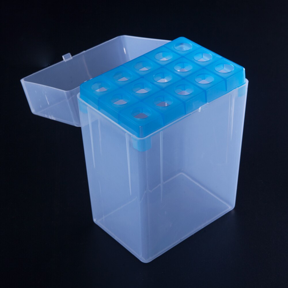 Rechthoekige 15 Posities Laboratorium 10 ml Pipette Pipet Tip Holder Box