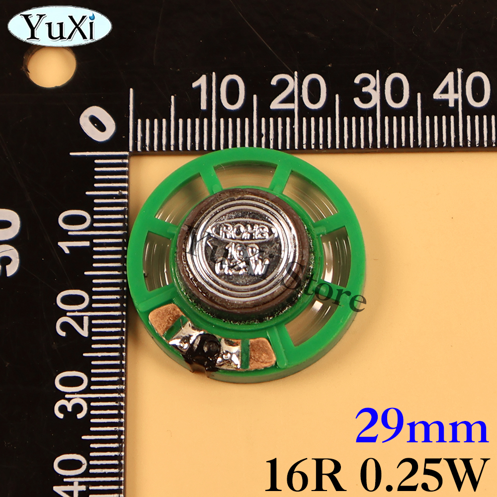 2 uds 16 Ohm 0,5 W 0,25 W altavoz de bocina 16R diámetro 21mm 23mm 27mm 29mm 36mm 40mm 20mm altavoces ultrafinos: Azul cielo