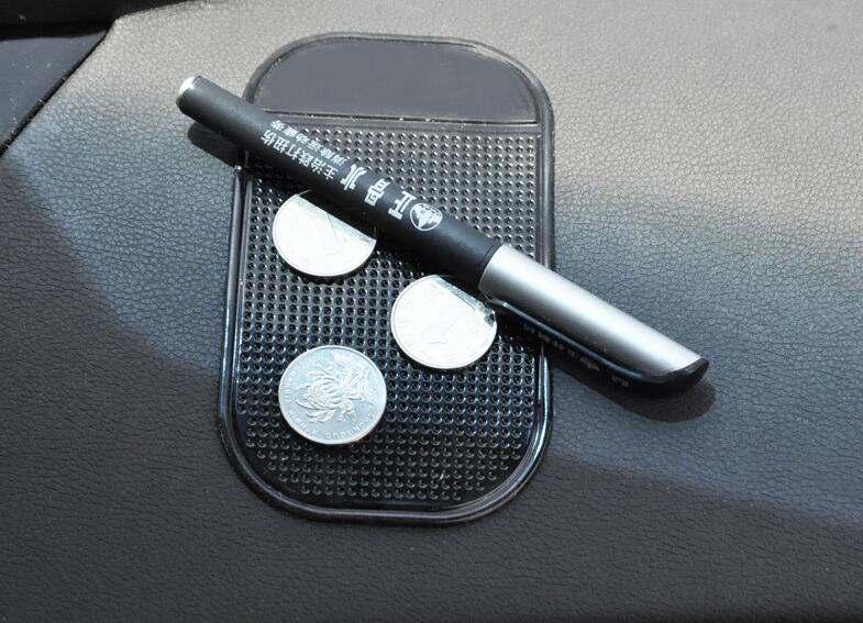 Zwarte Anti-Slip Auto Dash Kleverige Gel Pad Antislip Universal Mount Houder Mat Wasbare Siliconen Gel Pad auto Accessoires