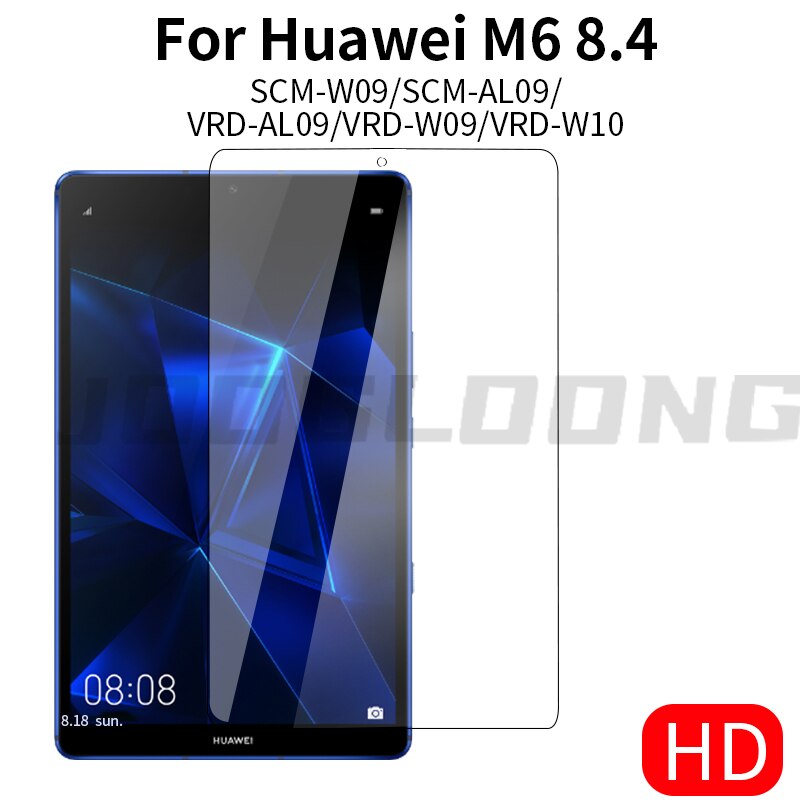 Tempered Glass For Huawei MatePad Pro 10.8 10.4 Inch Protective Glass For Mate Pad M6 8.4 V6 T10 T10S 10 Tablet Screen Portector: Huawei M6 8.4 HD