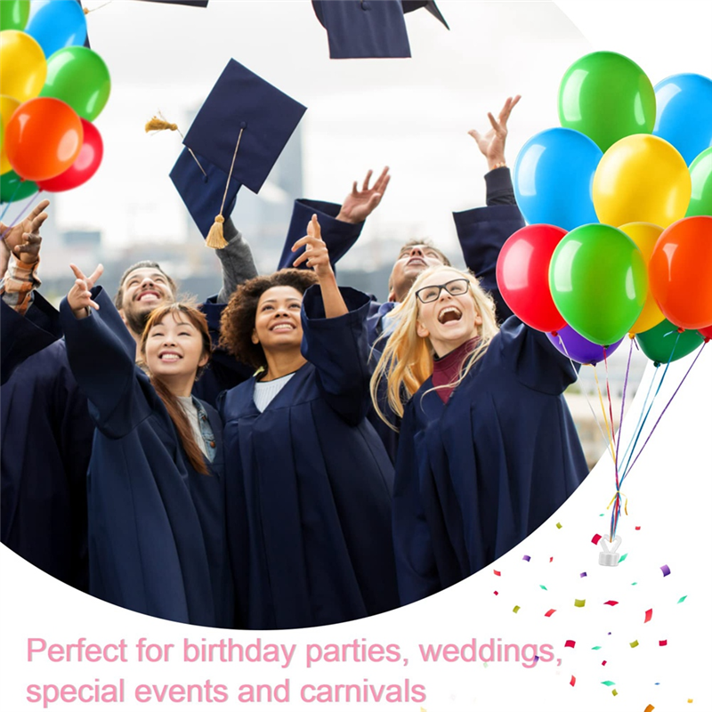 16 Stück Ballon gewicht für Helium, Ballon gewichte, Ballon gewichte für Helium ballons, Plastikset für Hochzeit, Geburtstag
