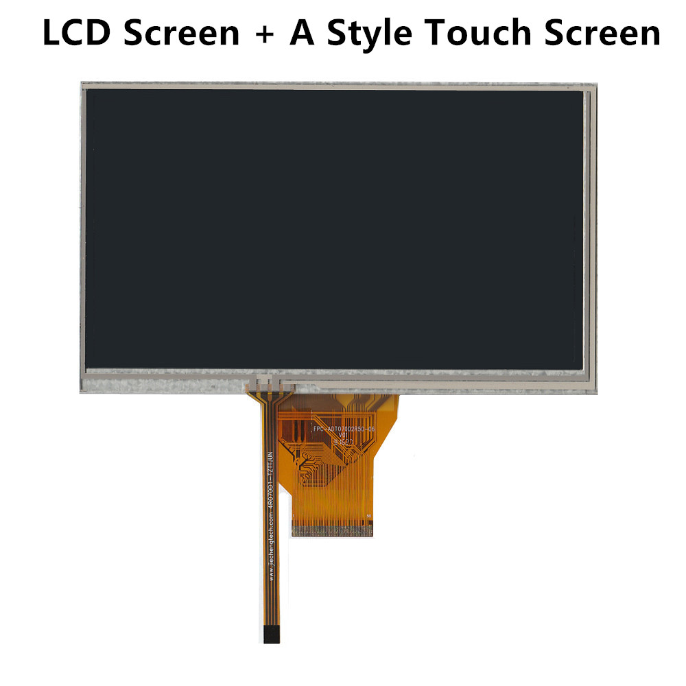 7 inch AT070TN92 V.X AT070TN90 LCD Screen Car Display 165*100 4-wire Resistive Touch Screen Car Navigation DVD LCD: YELLOW