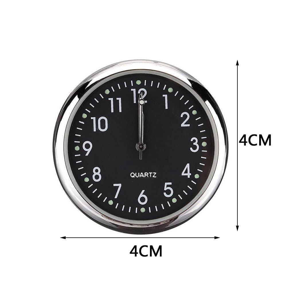 Mini montre analogique lumineuse à Quartz de poche F5Y2, petit bâton de montre de style bateau sur voiture, horloge d&#39;intérieur à Clip, vélo pour voiture